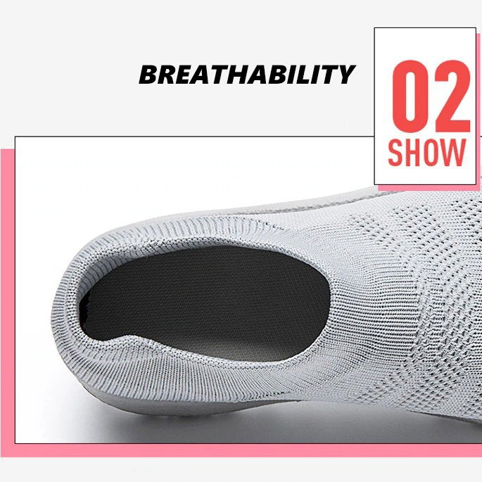 Orthopedic Shoes For Men Stretchable Fit Foam Cushion Slip-ons Mesh Summer Fall 2023