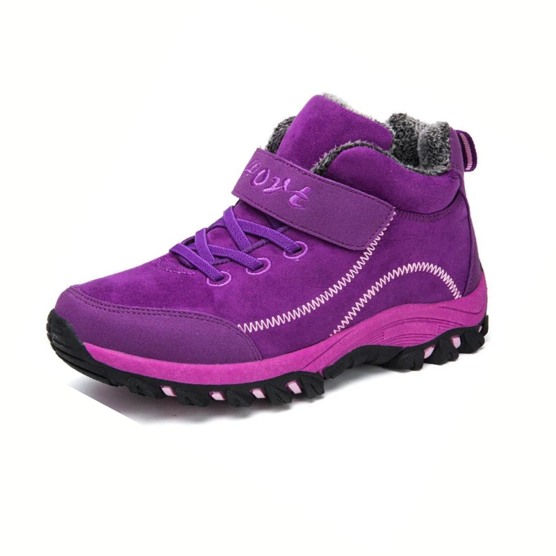 Women Orthopedic Boots Comfortable Suede Leather Warm Hiking Boots