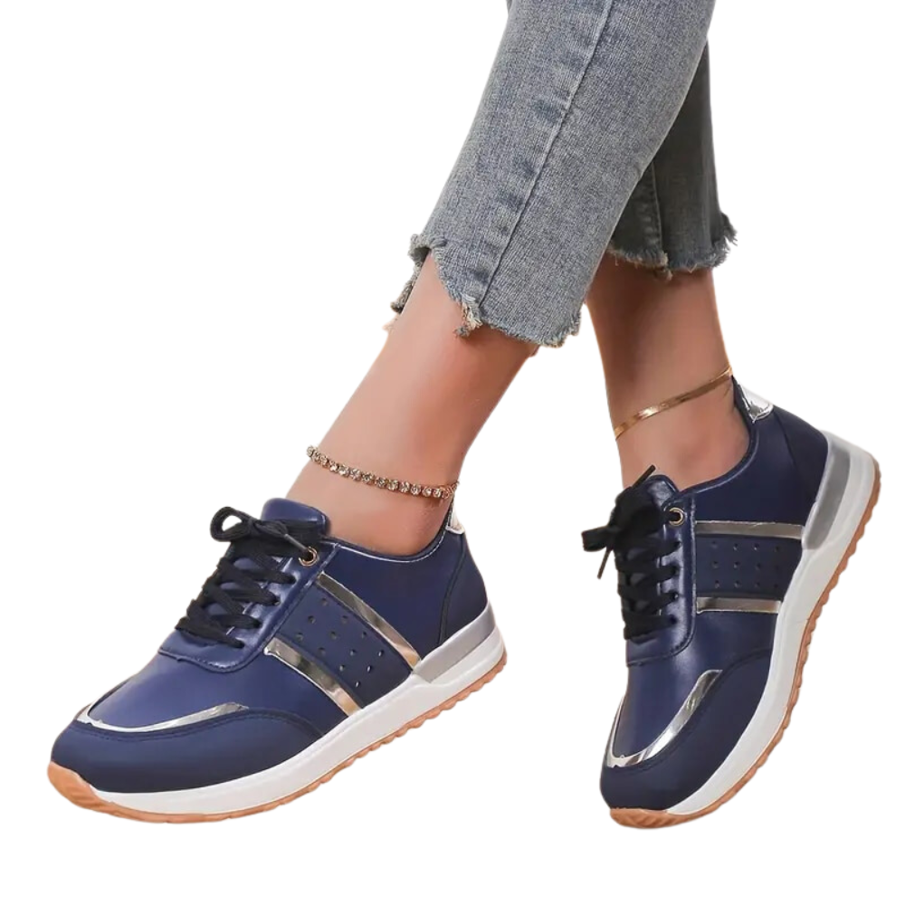 Orthopedic Shoes Women Sneakers Platform Leather Running Summer
