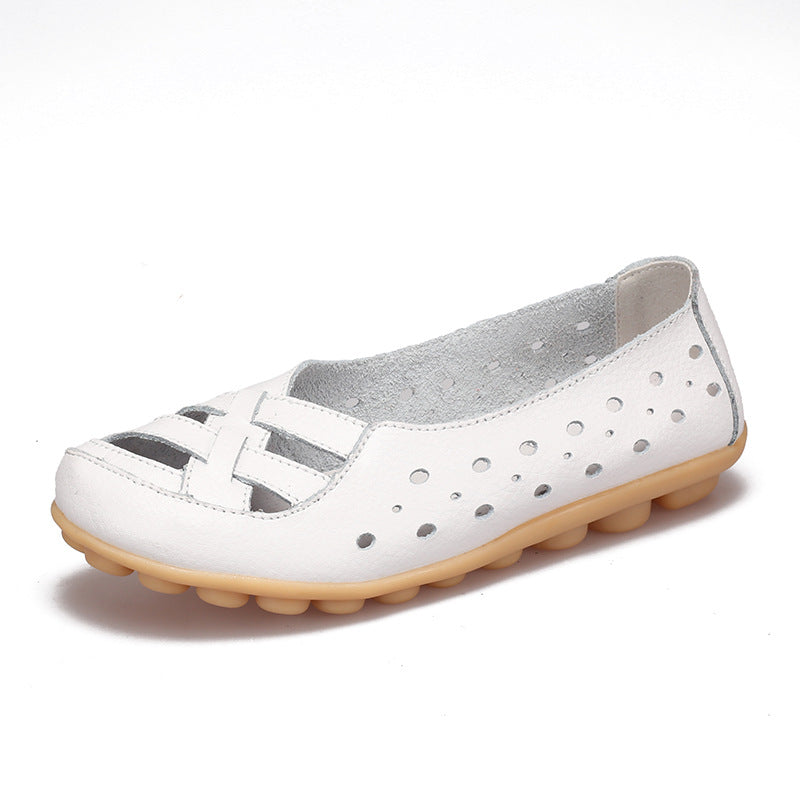Embrace Summer Elegance With Summer Flat-bottomed Sandals Hollow Women's Shoes
