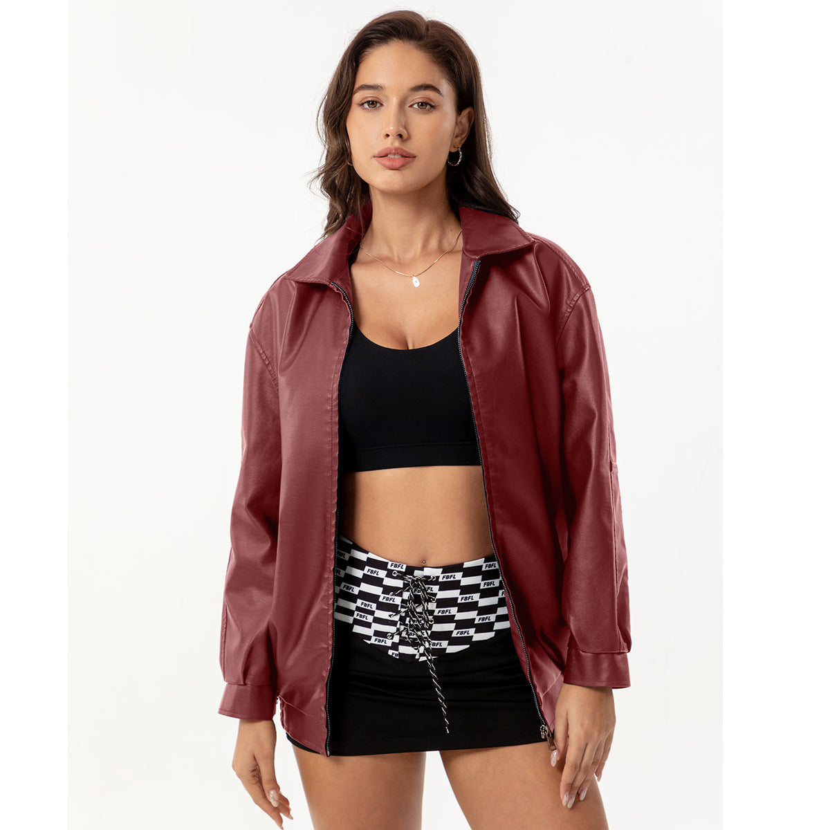 Vegan Leather Jacket