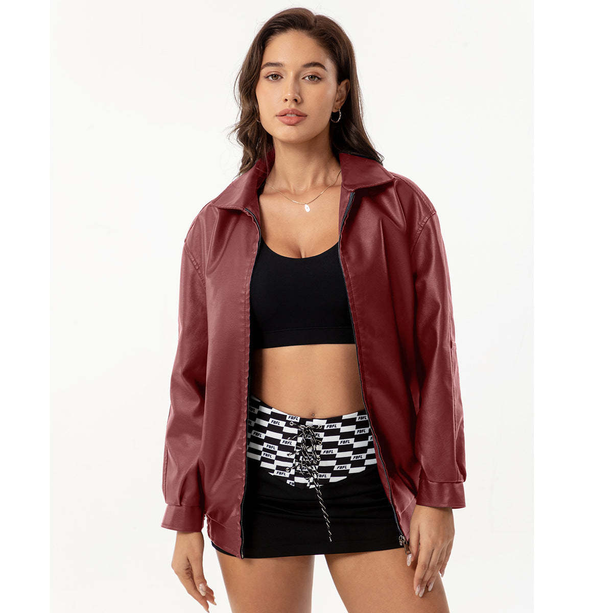 Vegan Leather Jacket