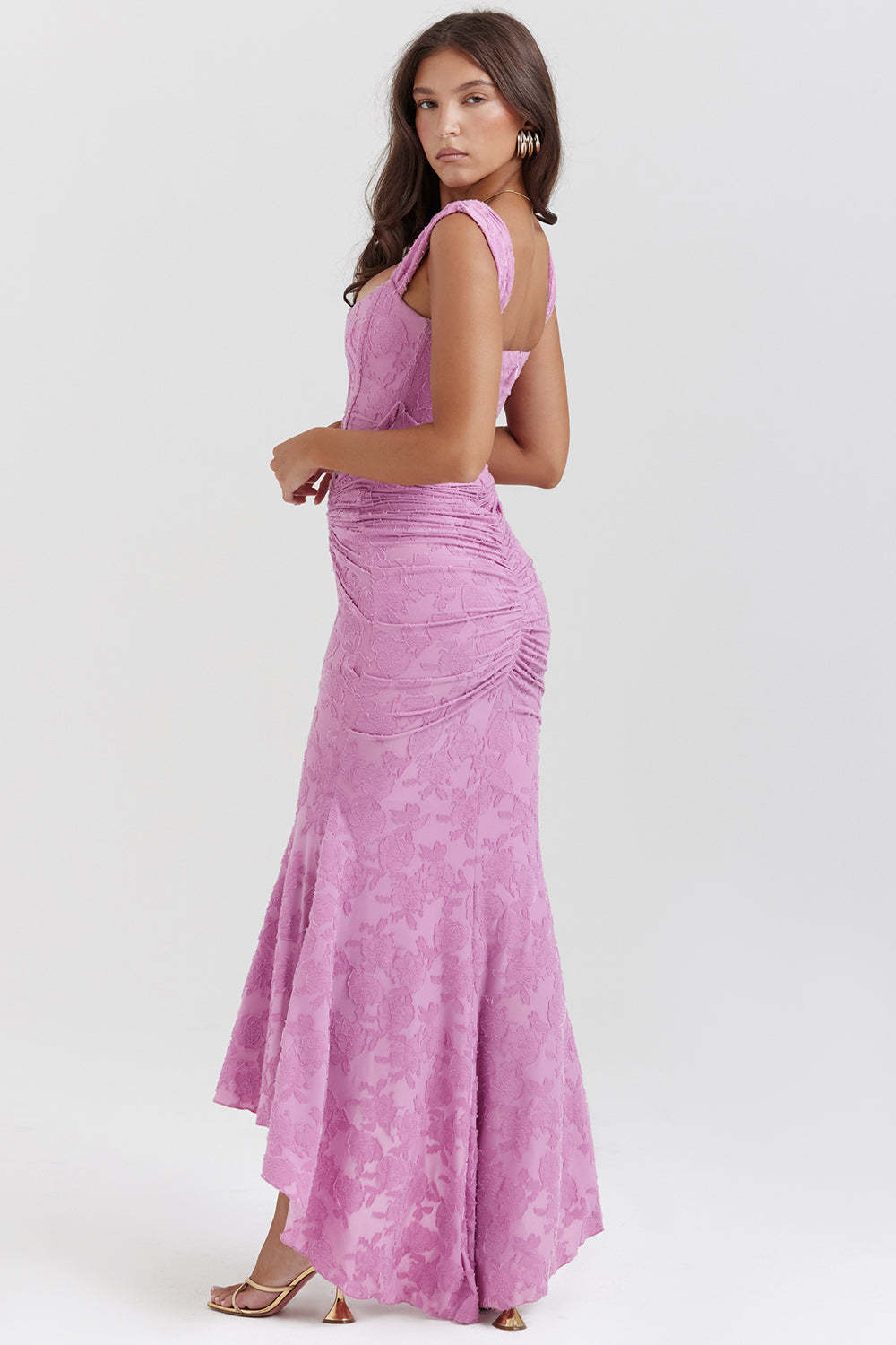 Elegant Asymmetrical Maxi Dress
