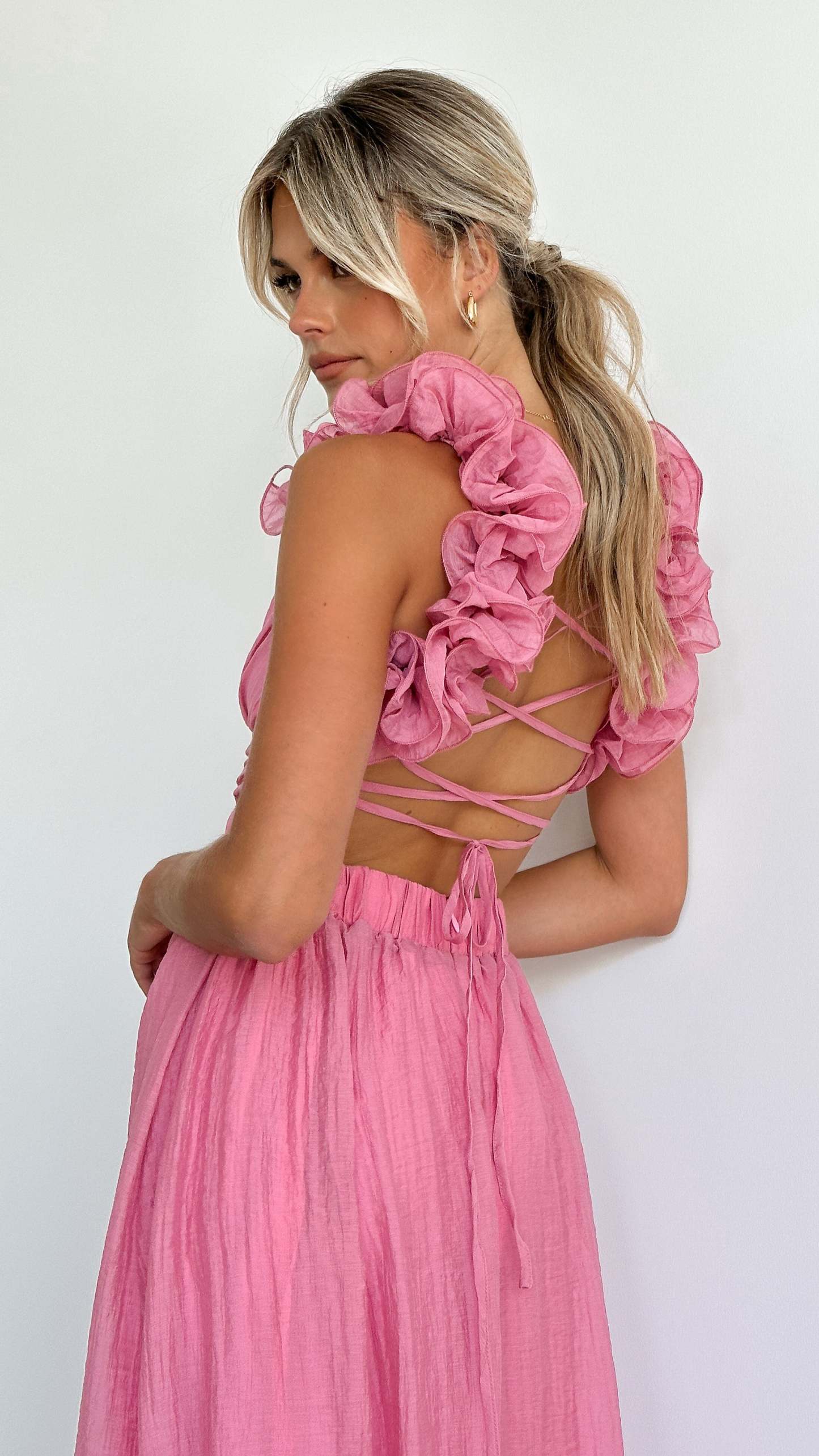 Ruffled Back Summer Dresses