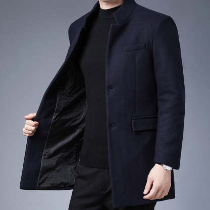 Effen Wool Trench Coat Windproof