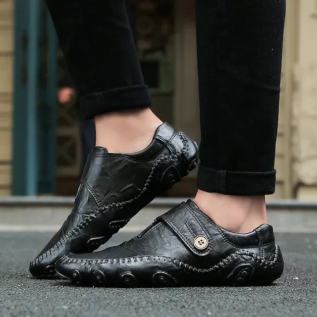 Men's Loafers Slip-Ons Plus Size Handmade Comfort Shoes