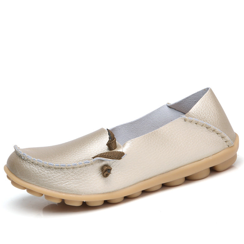 Women's Low Top Lace-up Flat Shoes