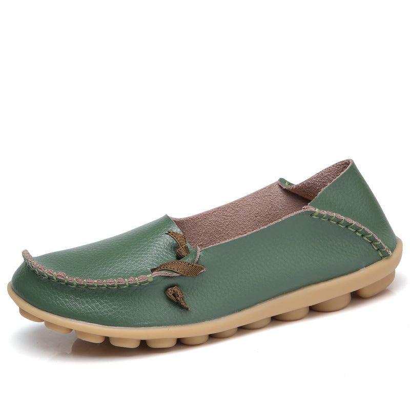 Women's Low Top Lace-up Flat Shoes