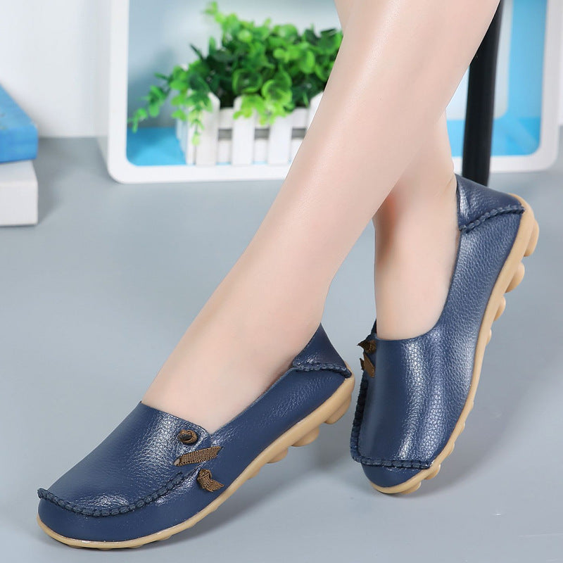 Women's Low Top Lace-up Flat Shoes