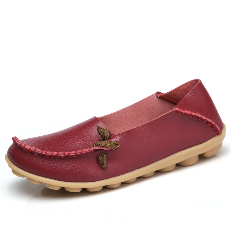 Women's Low Top Lace-up Flat Shoes