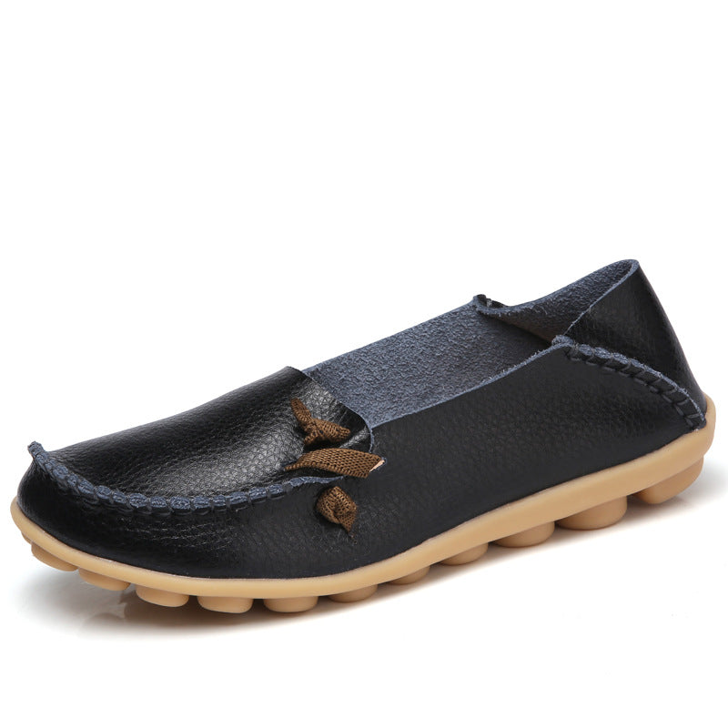 Women's Low Top Lace-up Flat Shoes