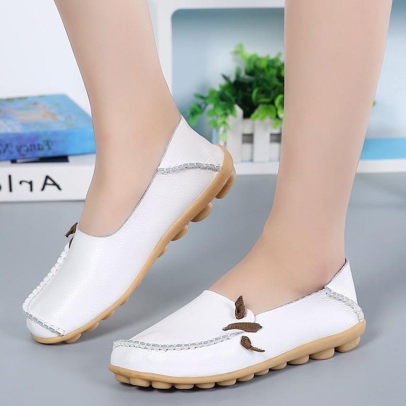 Women's Low Top Lace-up Flat Shoes