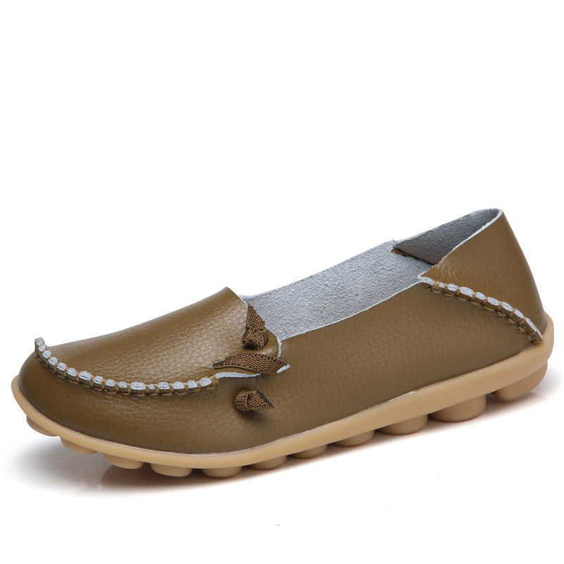Women's Low Top Lace-up Flat Shoes