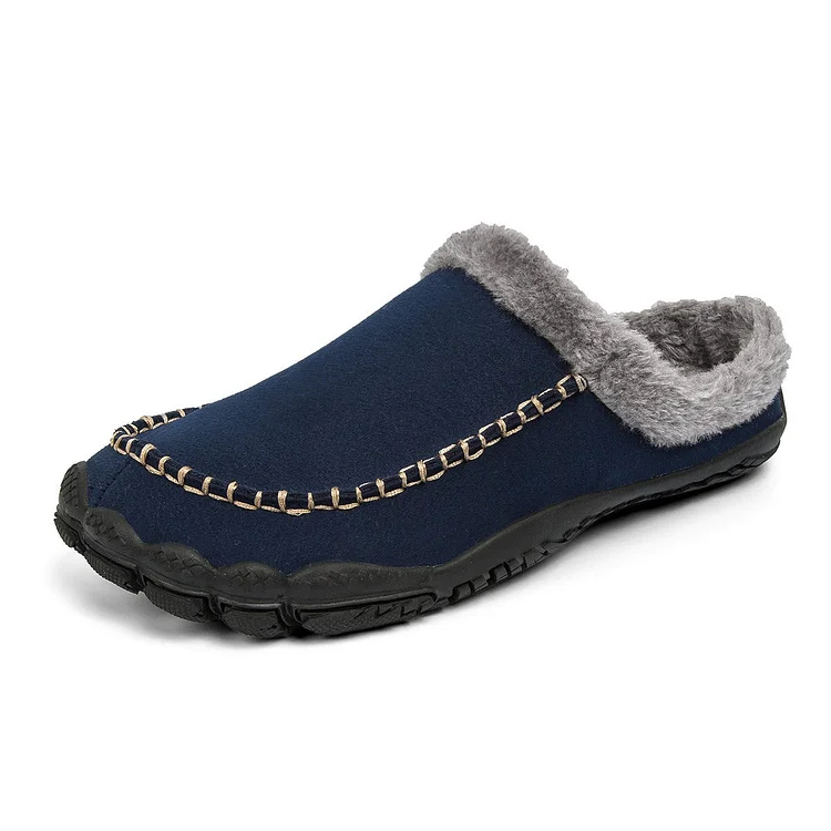 Men Winter Orthopedic Barefoot Slippers Premium Arch Support Plantar Fasciitis Slippers