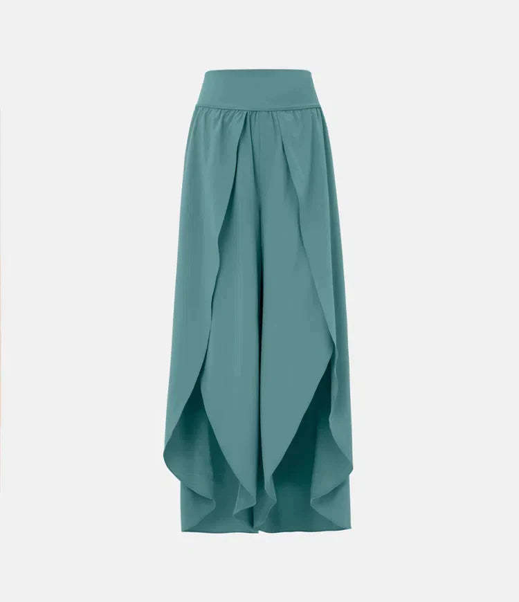 Split Leg Palazzo Pants