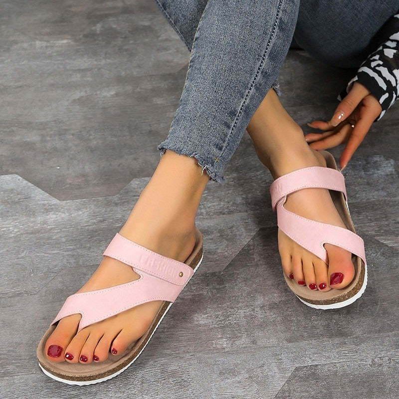 Orthopedic Sandals Women Summer Cut Out Open Toe Flip Flops