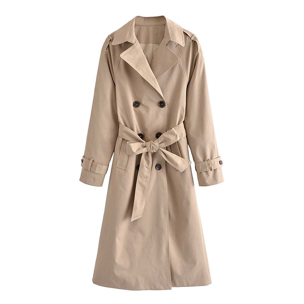 Breasted Trench Coat
