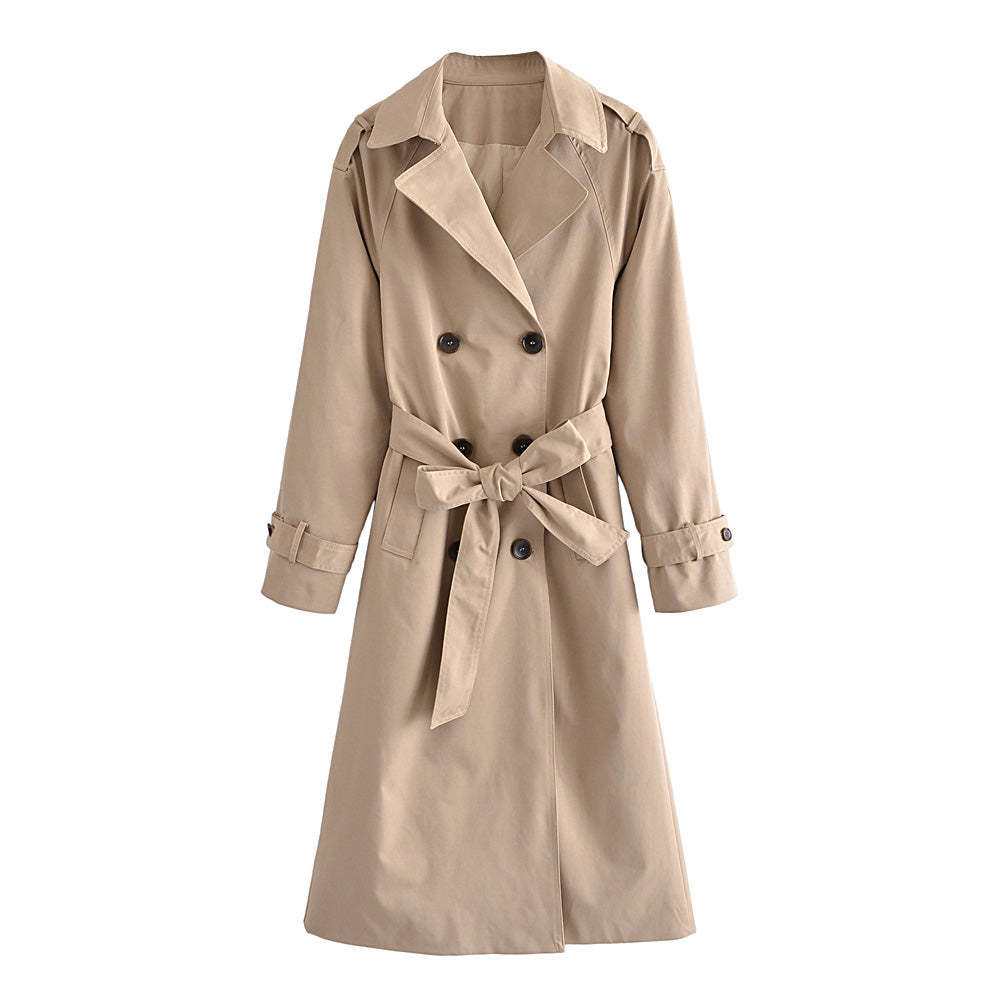 Breasted Trench Coat