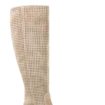Women's Comfort Low Heel Round Toe Suede Tall Boots