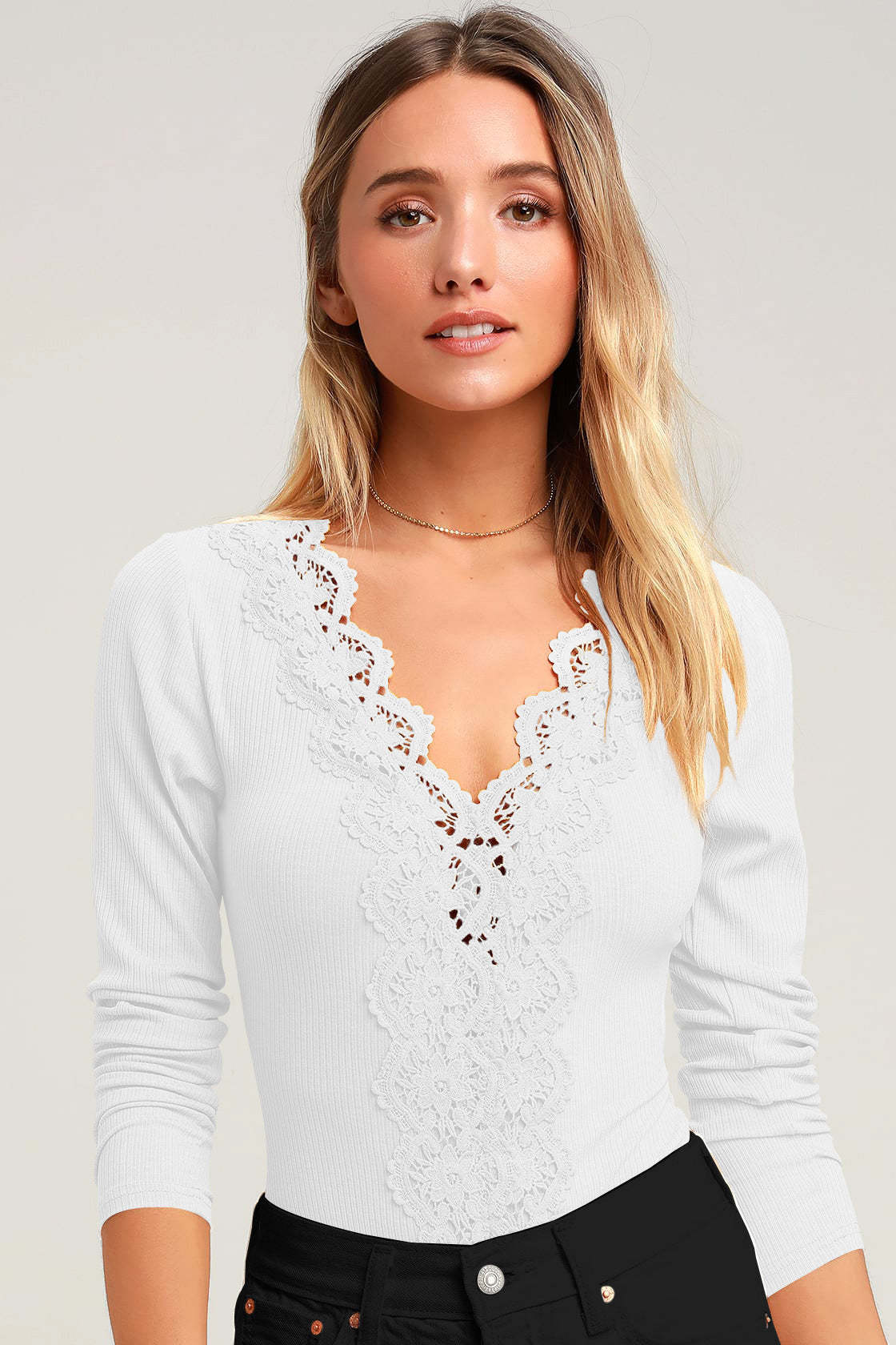 Long Sleeve V-Neck dysuit