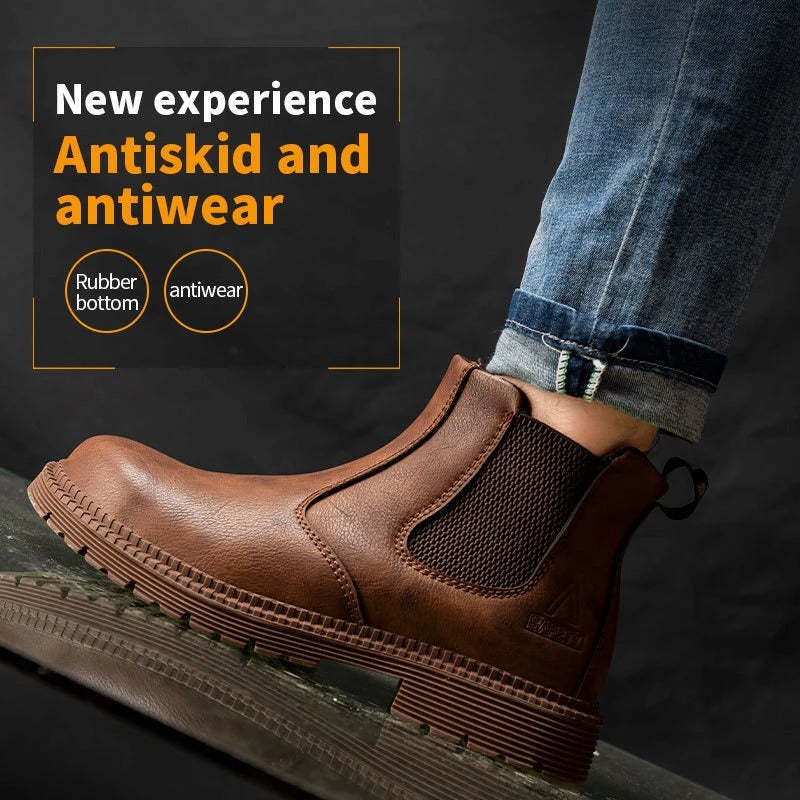 Men Work Oil-proof Safety Orthopedic  Boots