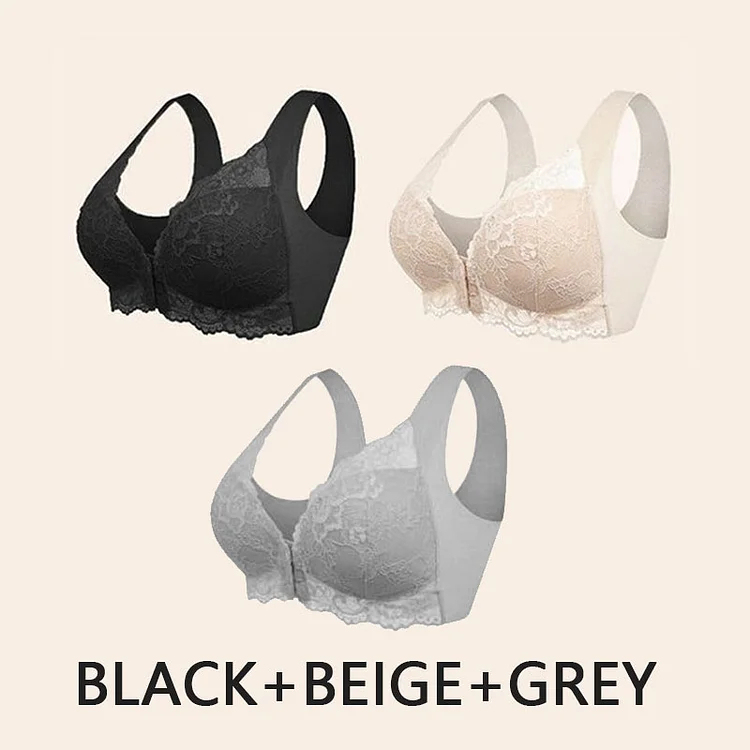 Front Closure 5D Shaping Push Up Bra – Seamless, Beauty Back, Comfy