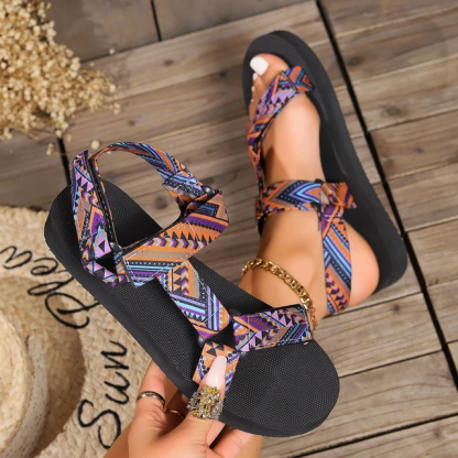 Comfort Gladiator Platform Beach Sandal Lightweight Non-slip