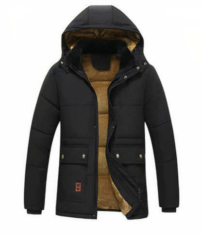 Winter Parka With Detachable Hood