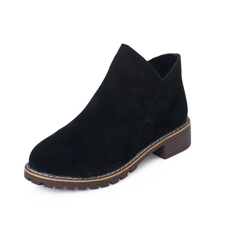 Stunahome Orthopedic Women Arch Support Warm Suede Ankle Boots