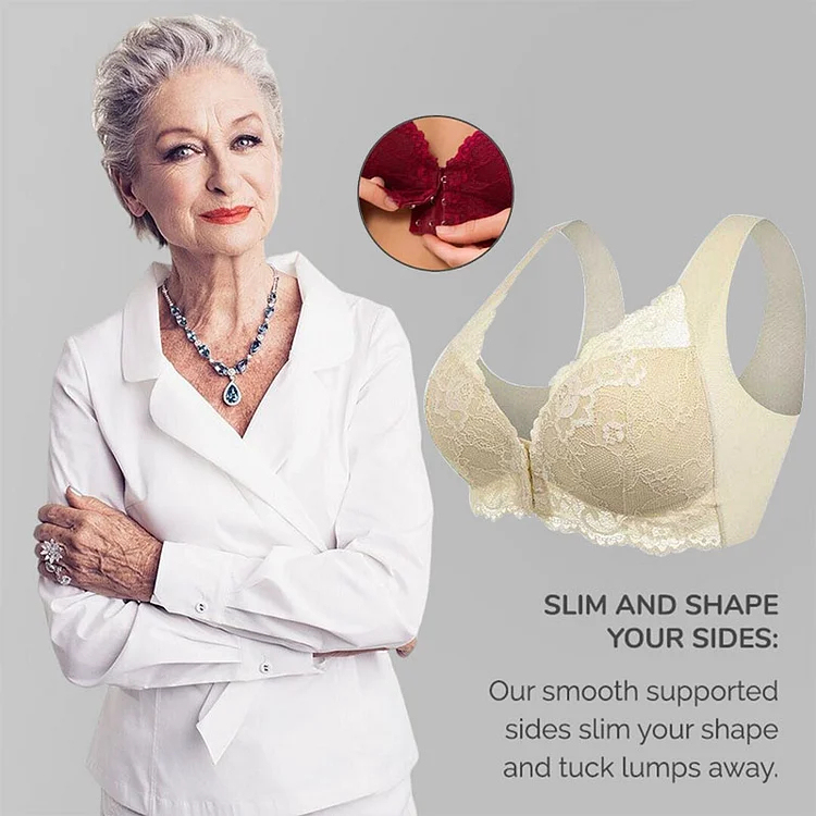 Front Closure 5D Shaping Push Up Bra – Seamless, Beauty Back, Comfy
