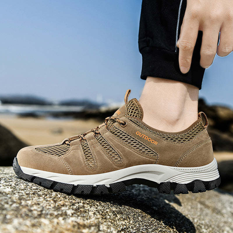 Men Arch Support & Breathable and Light & Non-Slip Shoes -Hiking Walking Shoes