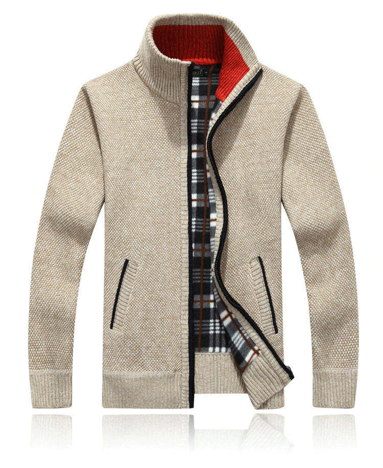 Cardigan With Zipper
