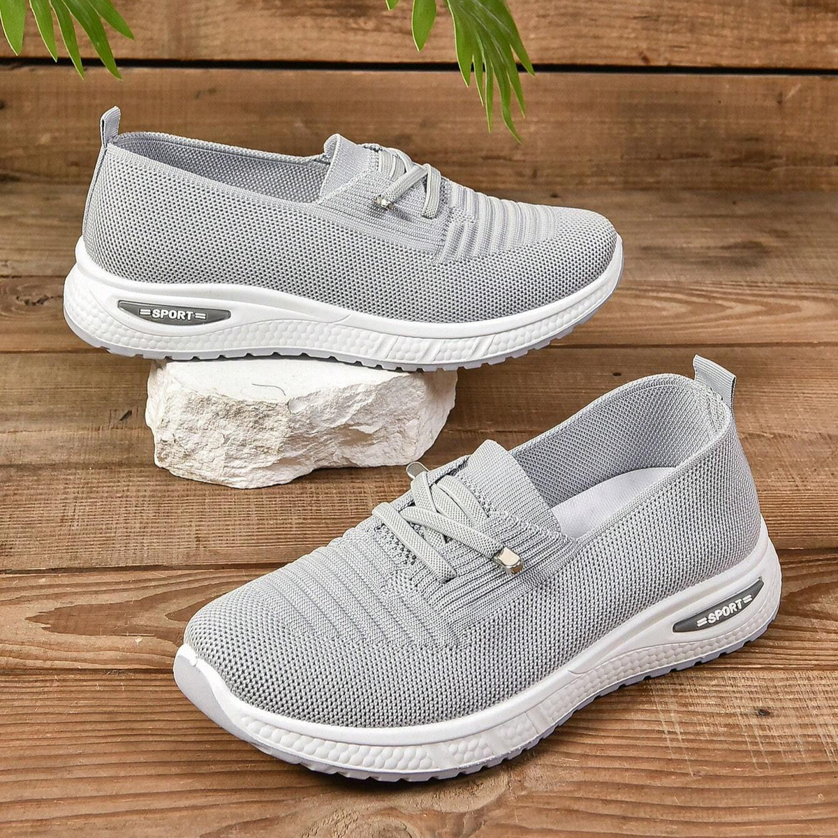 Women Slip On Orthopedic Sneakers Lightweight Wide Width Soft Sole Arch Support Non-Slip Shoes