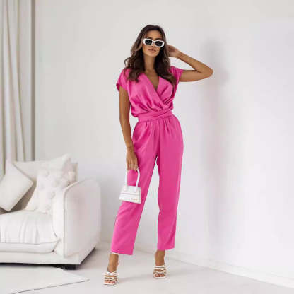 Elegant Wrap Jumpsuit