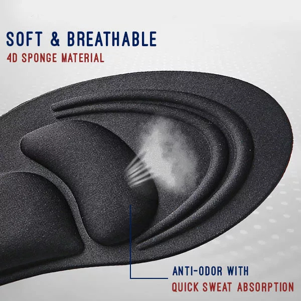 4D Orthopedic Memory Foam Insoles
