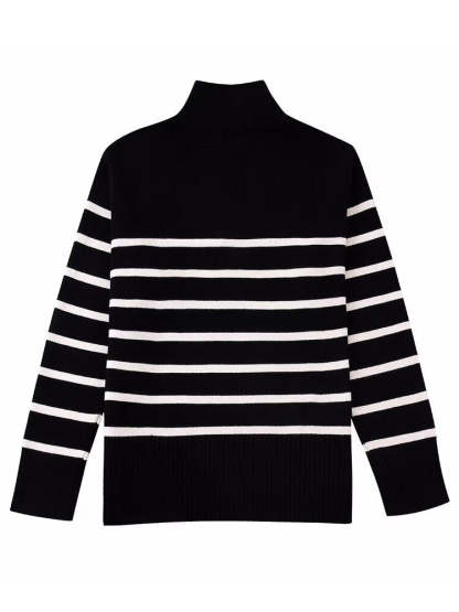 Striped Zip Jumper