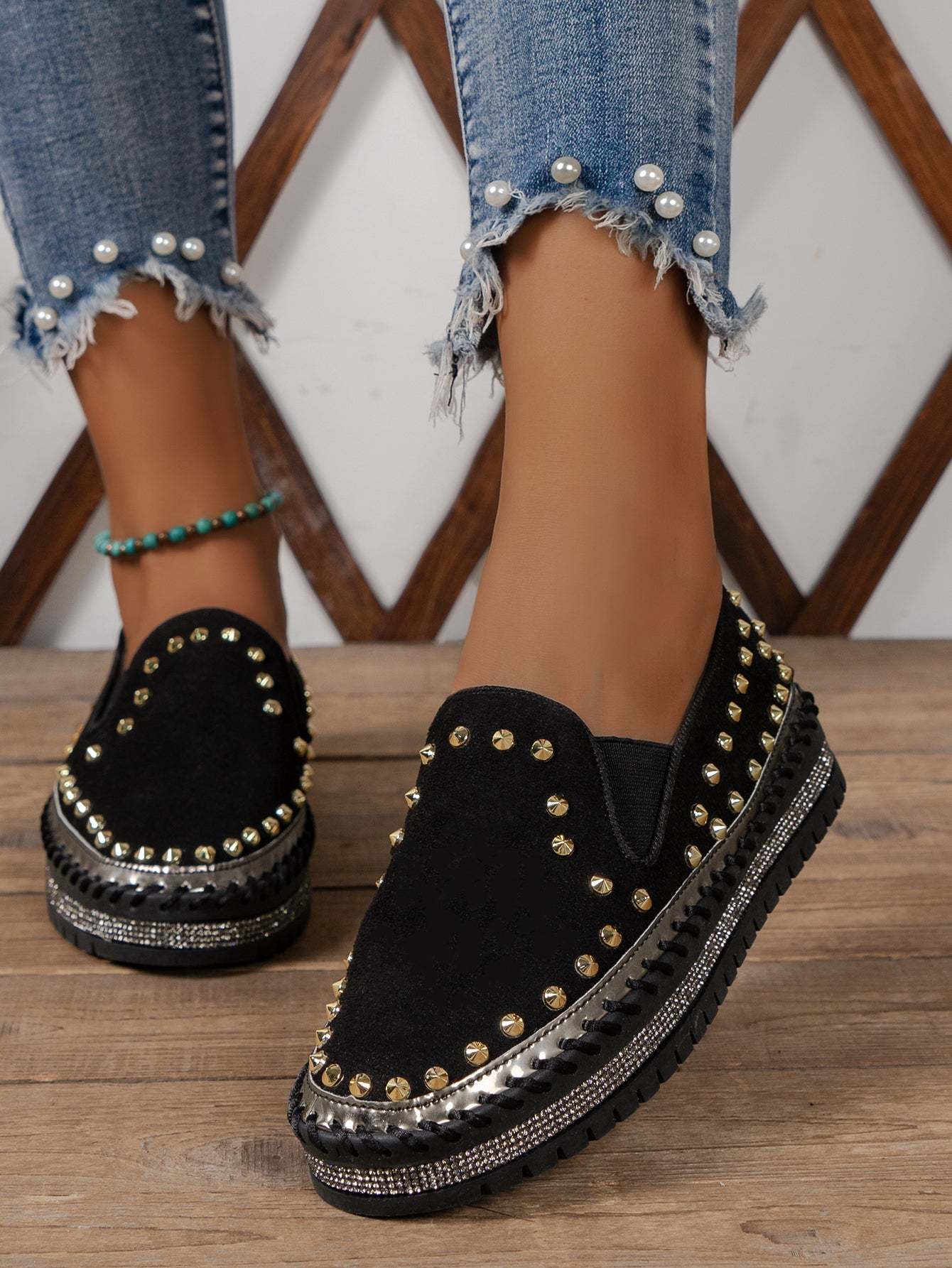 Fashionable Comfortable Rhinestone Shoes