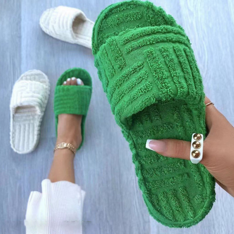 Women's Open Toe Comfortable Platform Slipper