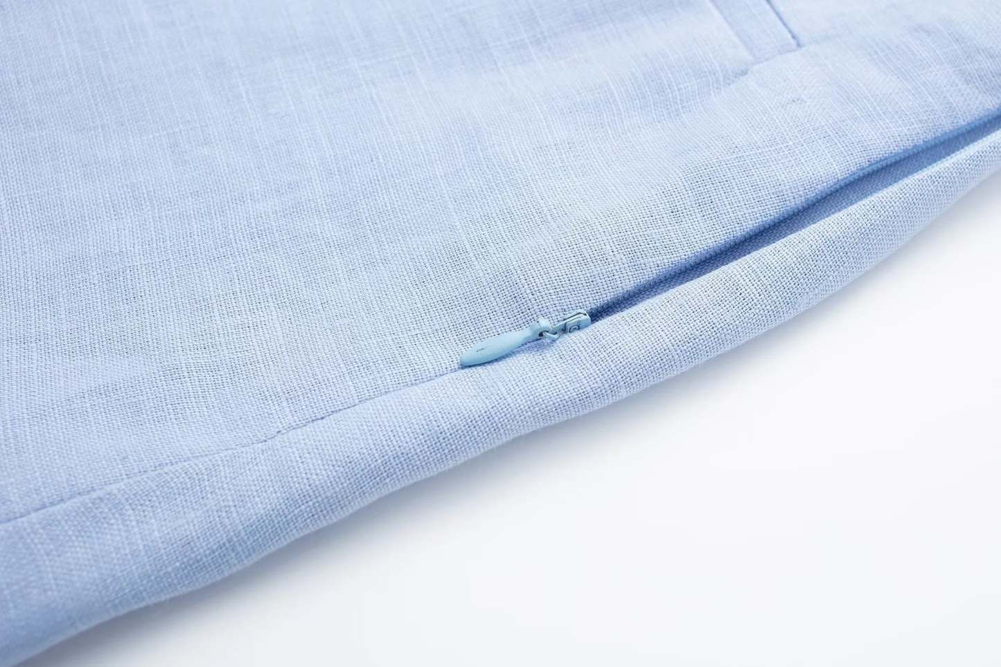 Linen Crop Blazer
