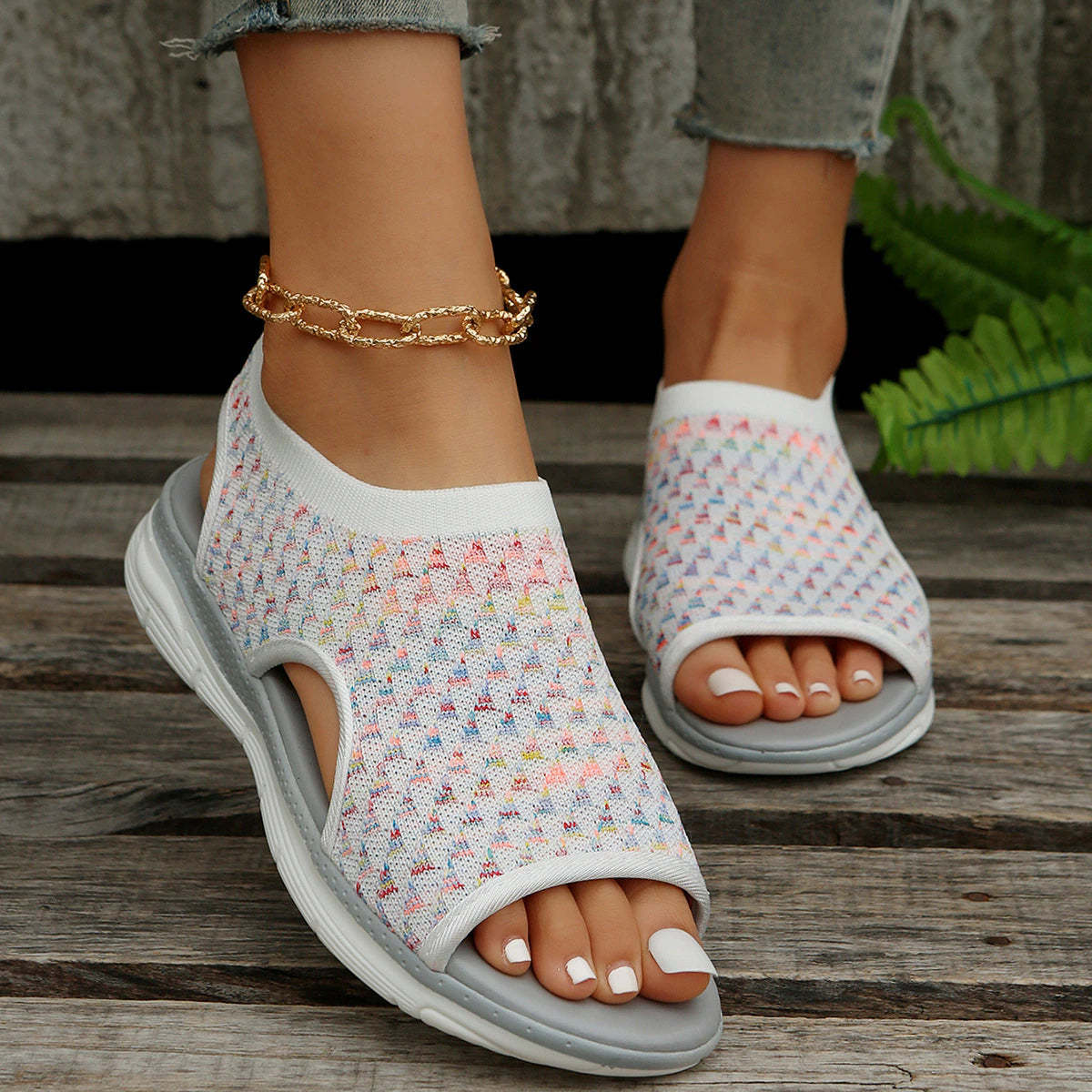 Orthopedic Premium Stretch Slingback Sports Sandals