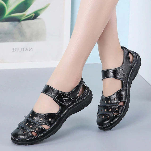 Comfortable walking Sandals Braided Vintage Flat Sandals