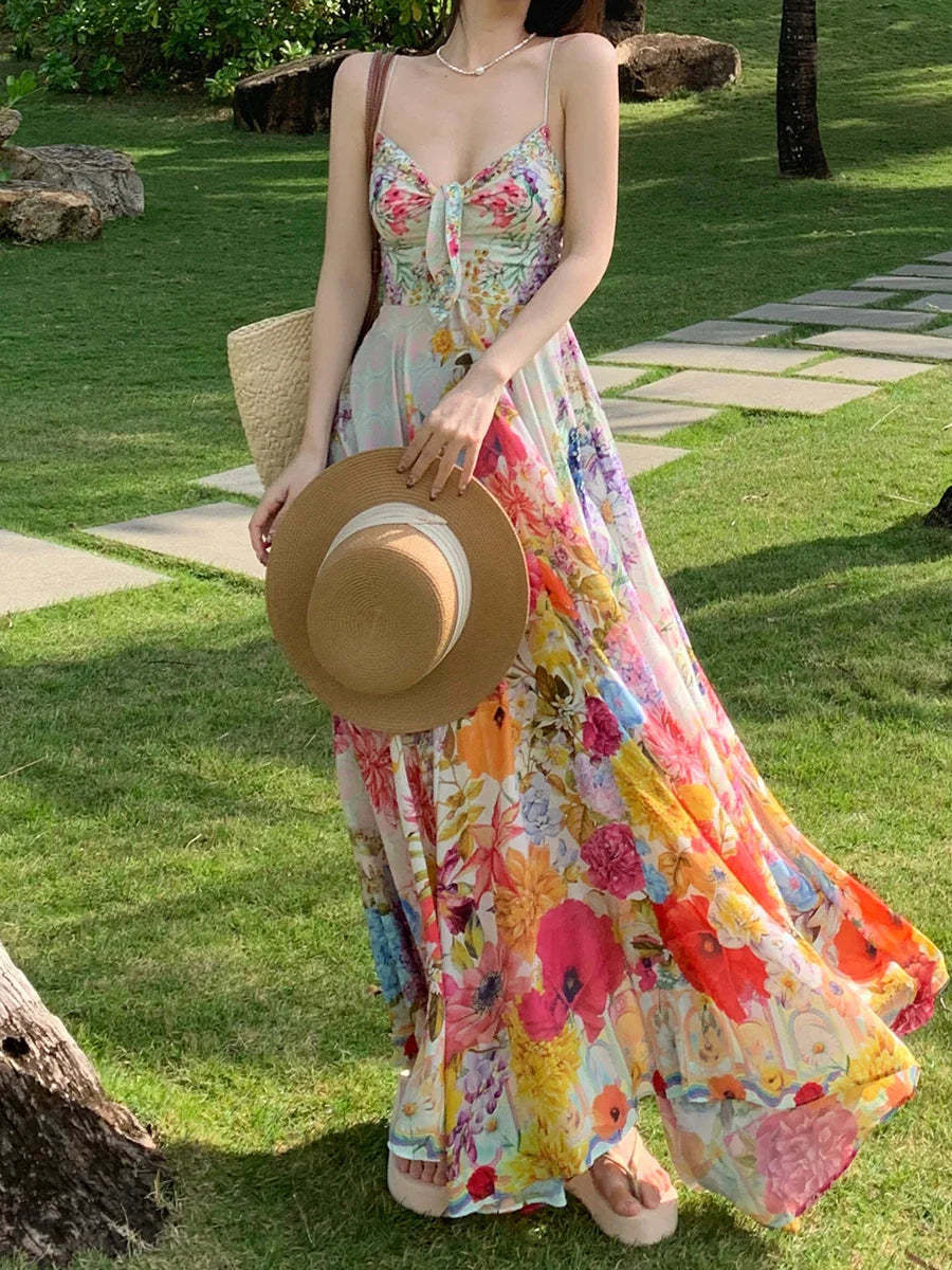Boho Floral Summer Dress
