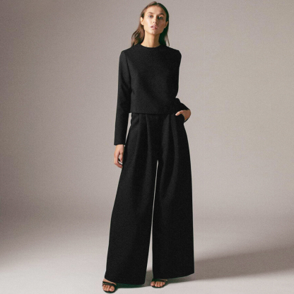 Plain Two Piece Palazzo Set