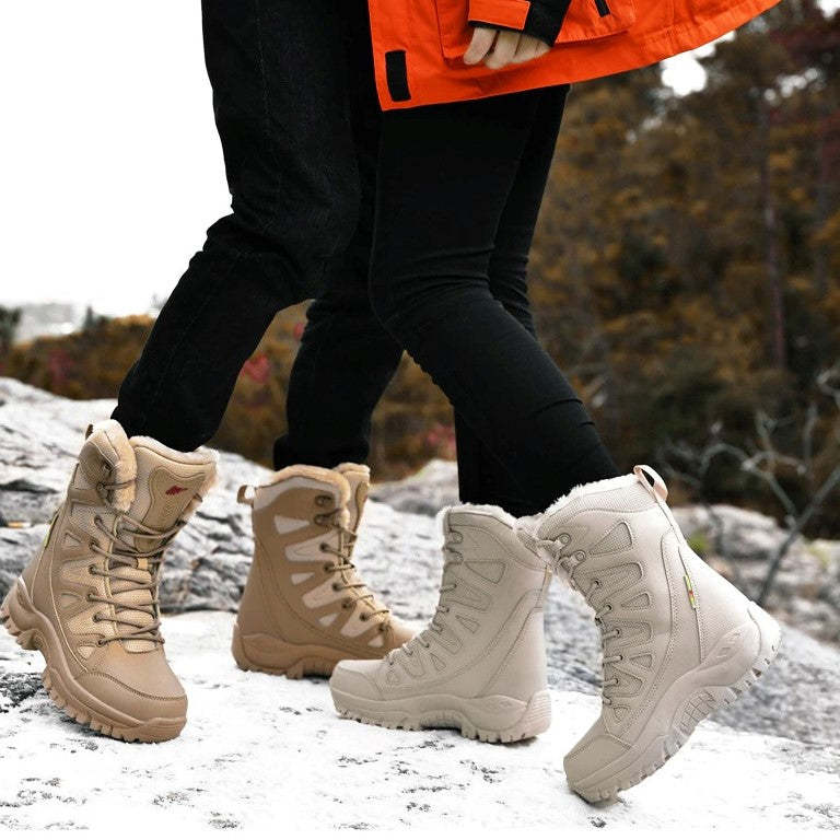Women Snow Boots Fur Lined Orthopedic Shoes