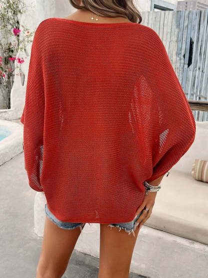Draped V-Neck Blouse