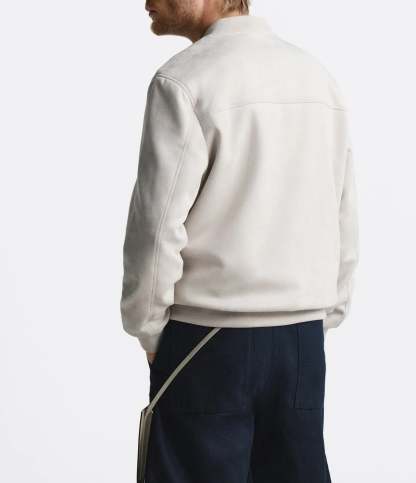  Men's Classic Zip-Up Bomber Jacket