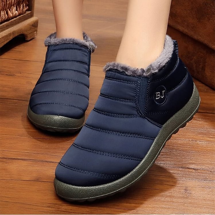 Winter Snow Boots For Women & Men - Warm Ankle Boots Slip On