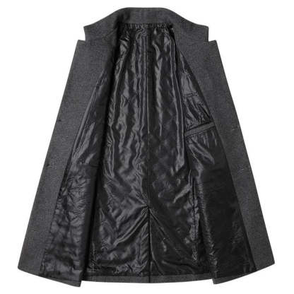 Effen Wool Trench Coat Windproof