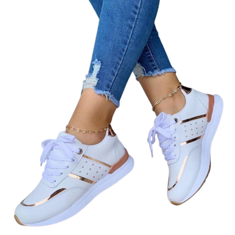 Orthopedic Shoes Women Sneakers Platform Leather Running Summer