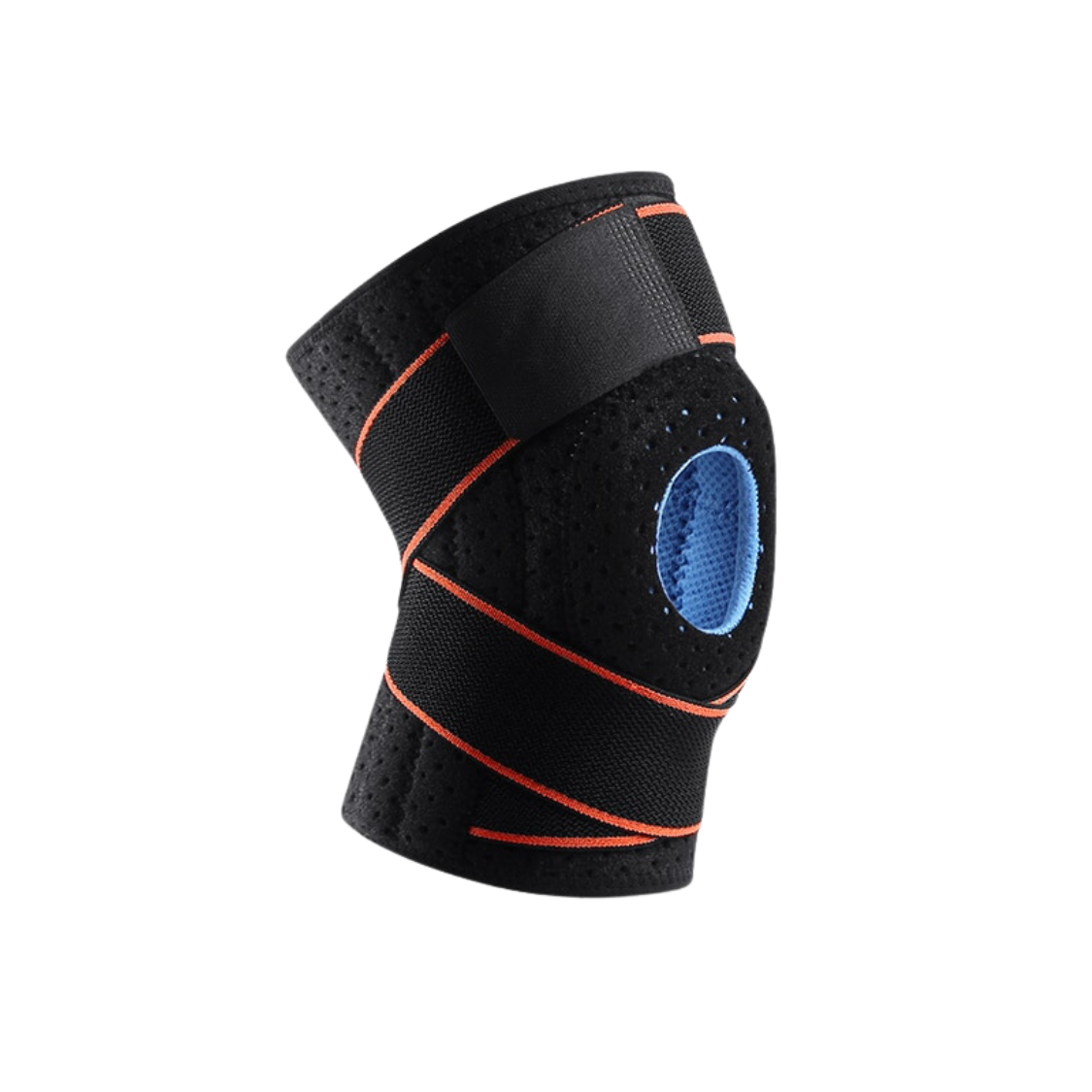 Compression Knee Pads Unisex Silicon Inside Cross Braces Sport Leg Sup